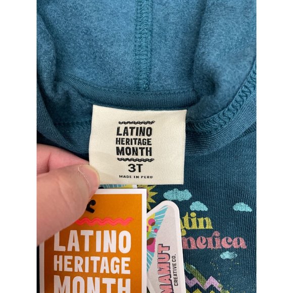 Latino Heritage Month Toddler Latin America Hooded Sweatshirt - 3T - Picture 5 of 7
